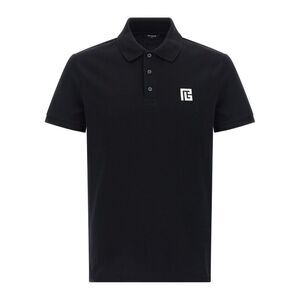 Balmain Men's Embroidery Polo Shirt